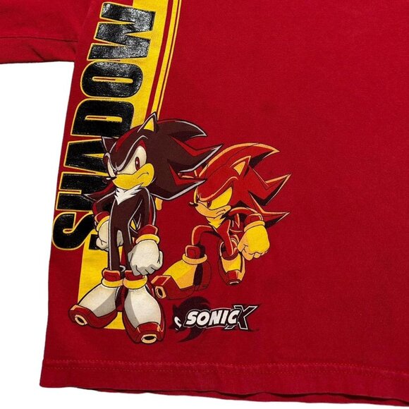 Y2K Sonic X Shadow Kids Long Sleeve T-Shirt - Picture 3 of 4